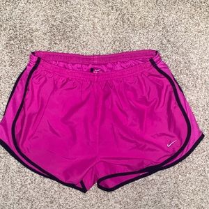 Hot Pink/Black Nike Dri-Fit Shorts